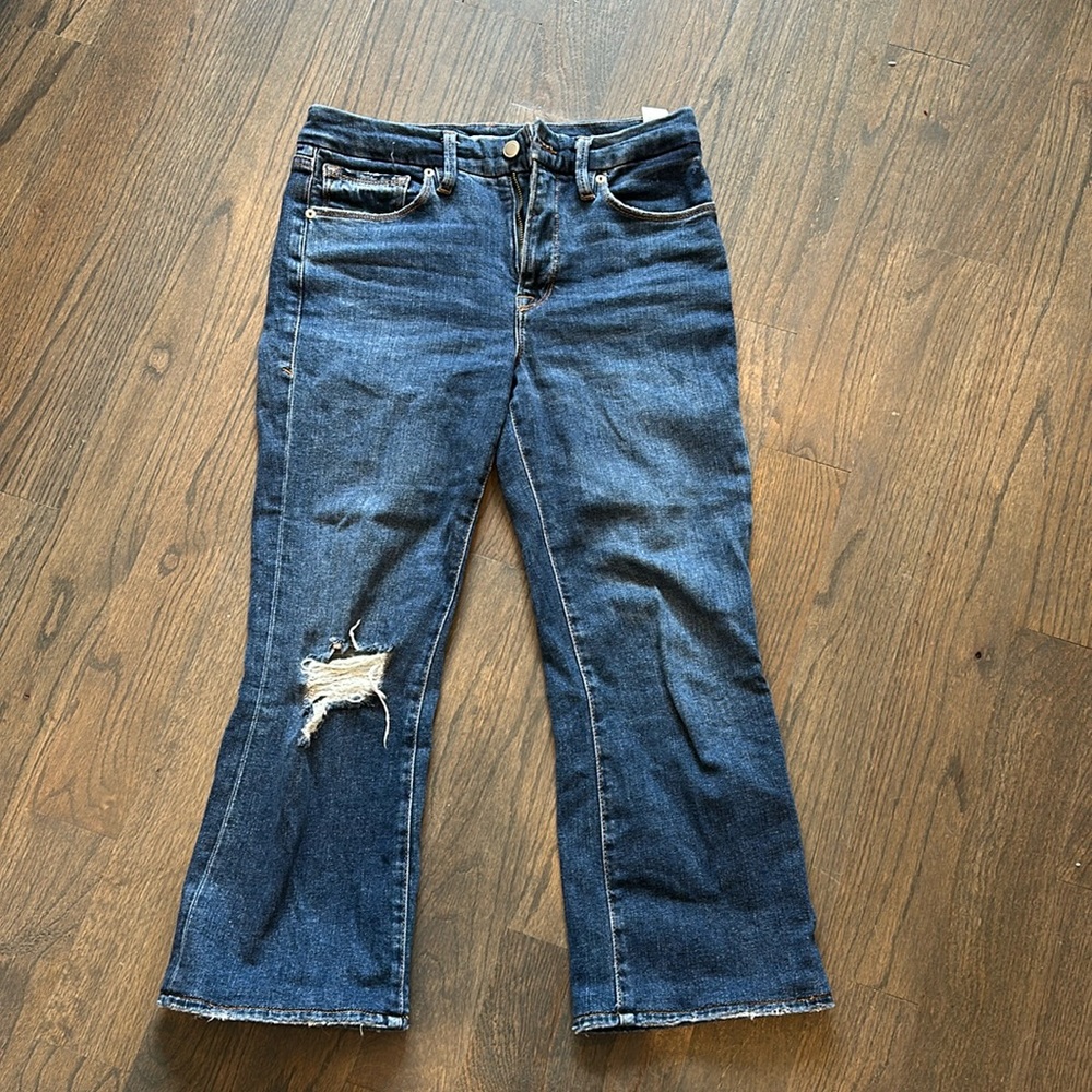 Good American size 8 dark jeans